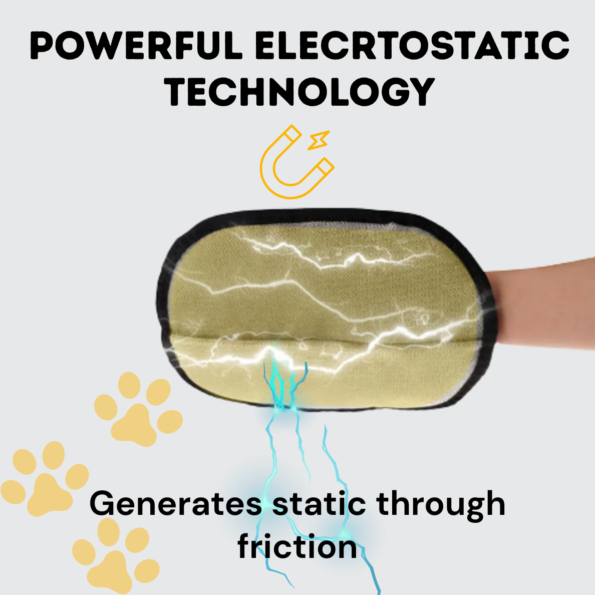 Fellux FurFlash (Classic) | Pet Hair Remover Glove for Clothes, Furniture & More