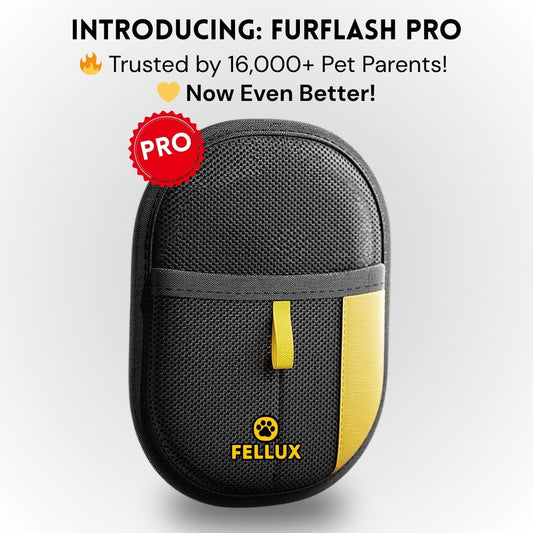 Fellux FurFlash Pro | Next Gen Pet Hair Remover Glove for Clothes, Furniture & More